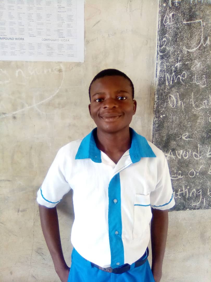 Nigerian student in uniform