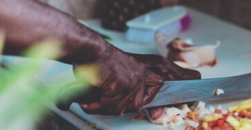 a black male chef