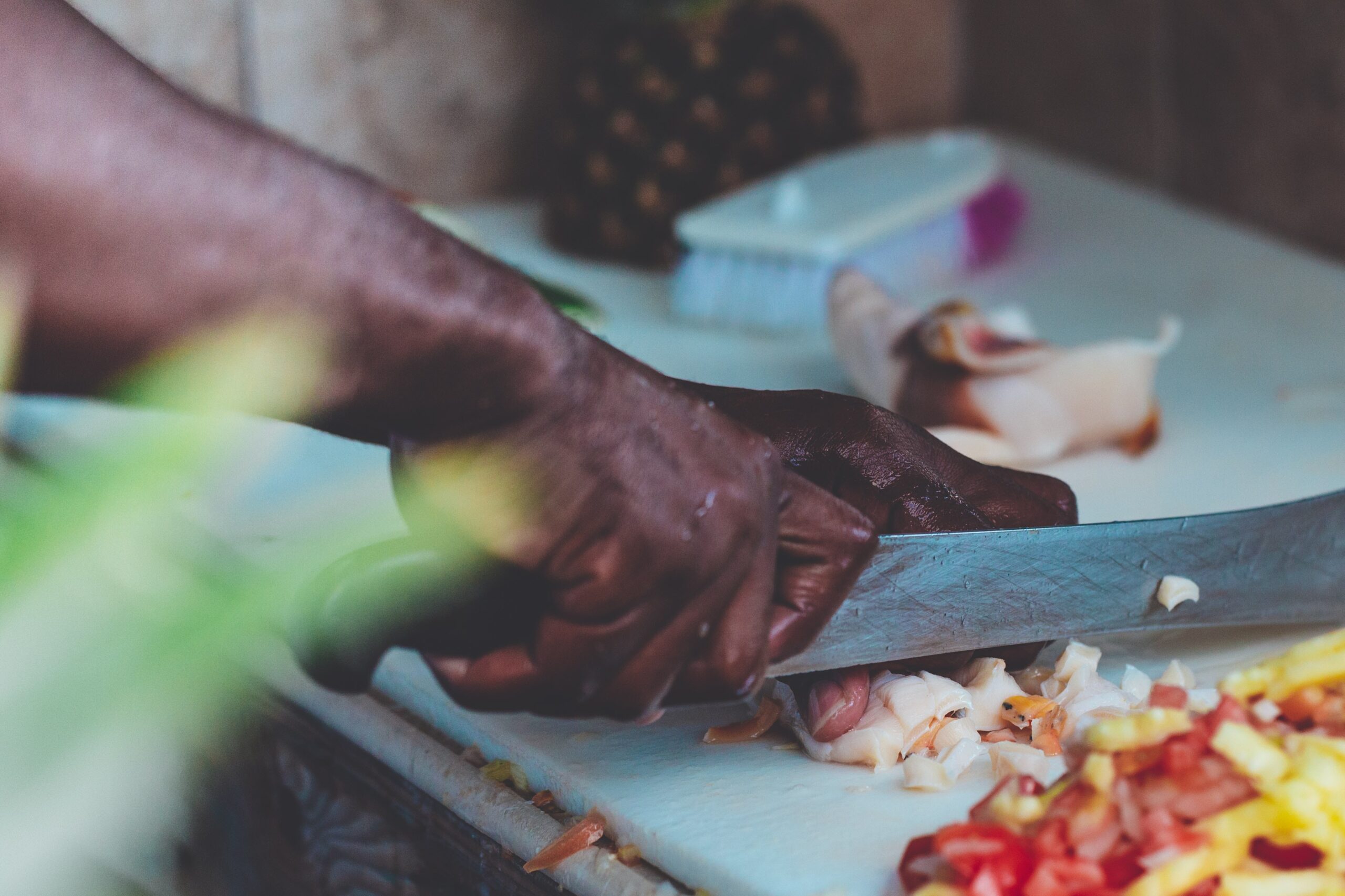 a black male chef